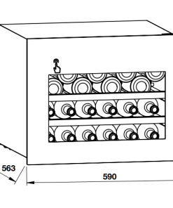 Tủ rượu HAFELE HW-C62BB 533.17.001 - 18 Tủ rượu HAFELE HW-C62BB 533.17.001 - 17