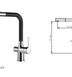 Vòi rửa bát Paul Schmitt PA328KCBQ - 6 Vòi rửa bát Paul Schmitt PA328KCBQ