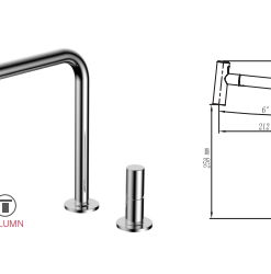 Vòi rửa bát Paul Schmitt PA330K - 7 Vòi rửa bát Paul Schmitt PA330K