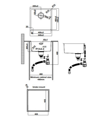 Chậu rửa bát Hafele R10 HS24-SSN1S-440 567.24.447 - 7