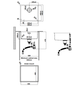 Chậu rửa bát Hafele R10 HS24-SSN1S-490 567.24.417 - 7