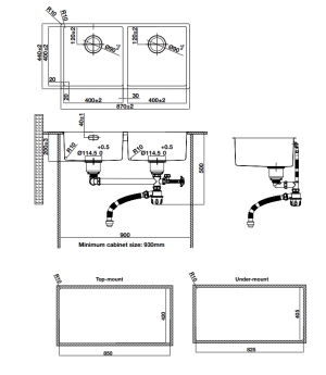 Chậu rửa bát Hafele R10 HS24-SSN2S-870 567.24.437 - 7