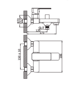 Sen tắm Paul Schmitt PA012B - 6 Sen tắm Paul Schmitt PA012B
