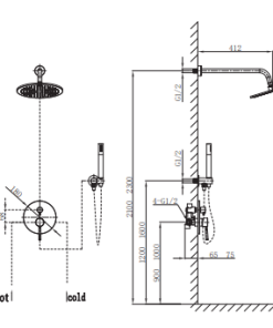 Sen âm tường Paul Schmitt PA601W - 6 Sen âm tường Paul Schmitt PA601W