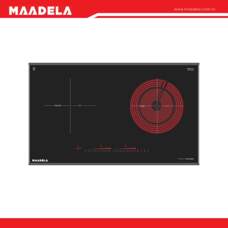 Bếp kết hợp Maadela Bamberg MD 688IH 