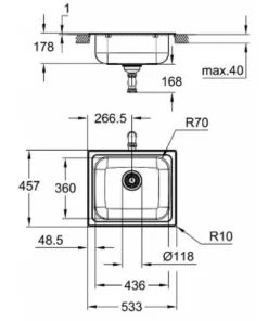 Chậu rửa chén Grohe 31719SD0 - 7 Chậu rửa chén Grohe 31719SD0