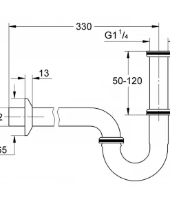 Ống thải Grohe 28961000 - 5 Ống thải Grohe 28961000