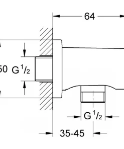 Đầu ra nước Grohe 27057000 - 5 Đầu ra nước Grohe 27057000