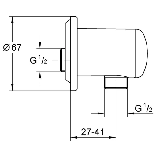 Đầu ra nước Grohe 28671000