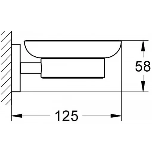 Giá đựng xà bông Grohe 40444001