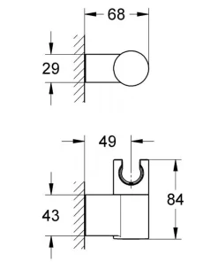Gác sen tắm Grohe 27055000