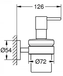 Bộ hộp xịt xà phòng Grohe 40448001
