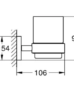 Kệ ly Grohe 40447001 - 6 Kệ ly Grohe 40447001