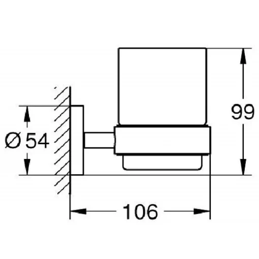 Kệ ly Grohe 40447001