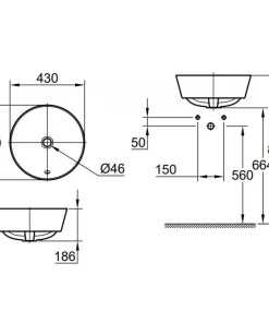 Chậu lavabo Grohe 100987SH00 - 6 Chậu lavabo Grohe 100987SH00