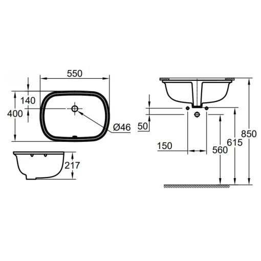 Chậu rửa mặt lavabo Grohe 101022SH00