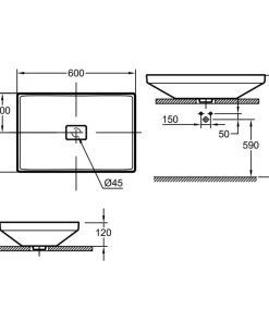 Chậu lavabo Grohe 3995900H - 8 Chậu lavabo Grohe 3995900H
