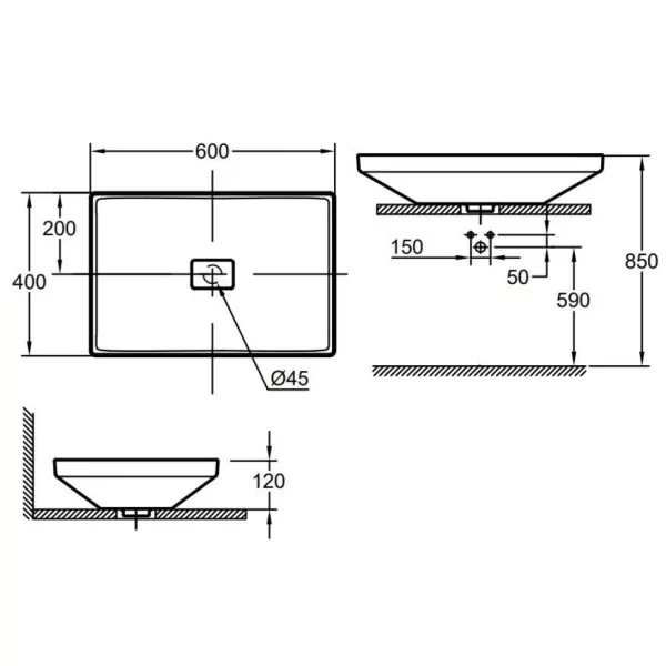 Chậu lavabo Grohe 3995900H