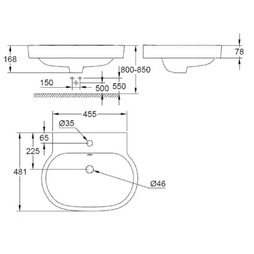 Chậu rửa lavabo Grohe 39291000