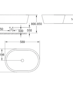 Chậu rửa mặt lavabo Grohe 39122001 - 5 Chậu rửa mặt lavabo Grohe 39122001