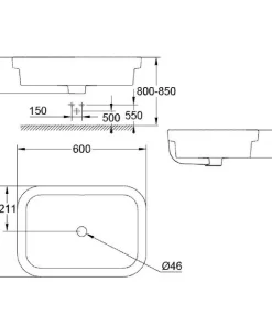 Chậu rửa mặt lavabo 39124001