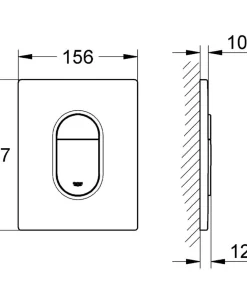 Nút nhấn xả Grohe 38844000 - 5 Nút nhấn xả Grohe 38844000