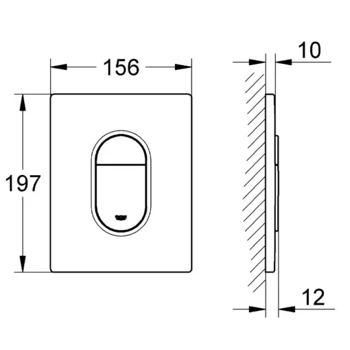 Nút nhấn xả Grohe 38844000