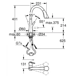 Vòi rửa chén Grohe 32294002