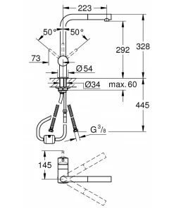 Vòi bếp Grohe 32168000 - 6 Vòi bếp Grohe 32168000