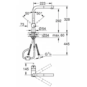 Vòi bếp Grohe 32168000