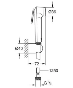 Bộ vòi xịt Grohe 27513001