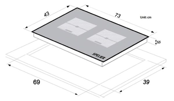 Bếp từ Spelier SPM 828I PLUS