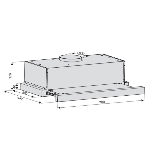 Máy hút mùi Lorca TA-3005H-70cm - 3