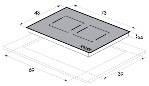 Bếp từ Spelier SPM 528I PLUS