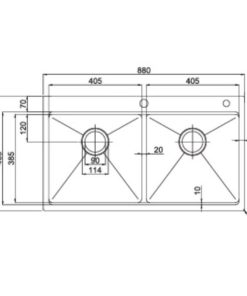 Chậu rửa bát Paul Schmitt PA8850 TLDA