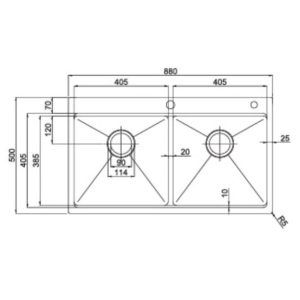 Chậu rửa bát Paul Schmitt PA8850 TLDA