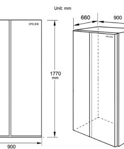 Tủ lạnh Spelier SP 570 IT SS - 10 Tủ lạnh Spelier SP 570 IT SS - 9