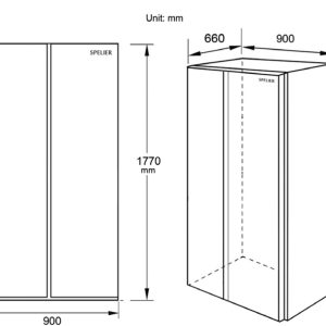 Tủ lạnh Spelier SP 570 IT SS - 16 Tủ lạnh Spelier SP 570 IT SS