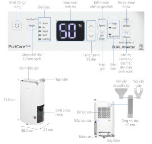 Máy hút ẩm LG MD16GQSE0.ABAE - 23