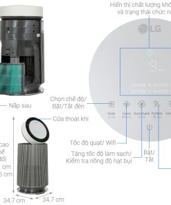 Máy lọc không khí LG AS65GDBY0.ABAE - 18 Máy lọc không khí LG AS65GDBY0.ABAE - 17