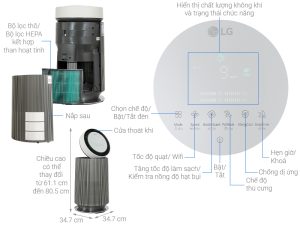 Máy lọc không khí LG AS65GDBY0.ABAE - 17