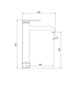 Vòi lavabo Paul Schmitt PA015FH