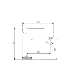 Vòi lavabo Paul Schmitt PA016F - 7 Vòi lavabo Paul Schmitt PA016F