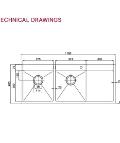 Chậu rửa bát Paul Schmitt PA11648 T