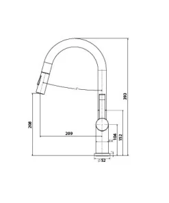 Vòi rửa bát Paul Schmitt PA312K