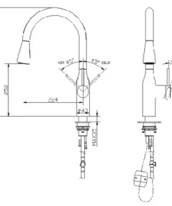 Vòi rửa bát Paul Schmitt PA320KS