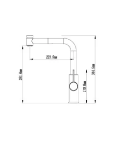 Vòi rửa bát Paul Schmitt PA327K - 5 Vòi rửa bát Paul Schmitt PA327K