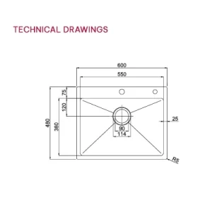 Chậu rửa bát Paul Schmitt PA6048 T