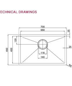 Chậu rửa bát Paul Schmitt PA7045 U - 7 Chậu rửa bát Paul Schmitt PA7045 U