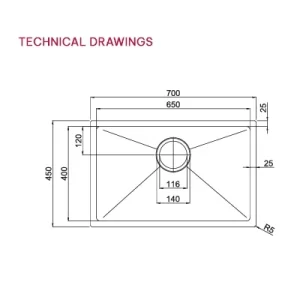 Chậu rửa bát Paul Schmitt PA7045 U